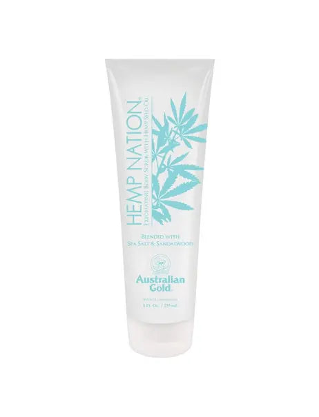 Australian Gold Hemp Nation Sea Salt & Sandalwood Body Scrub Wash Гель-скраб для душу