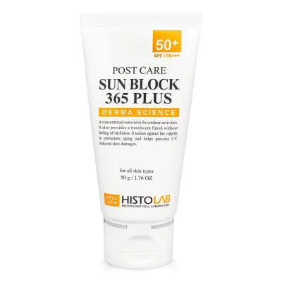 Histolab Post care sun block 365 plus SPF 50 + / PA +++ / Крем сонцезахисний після процедурний для обличчя SPF 50+