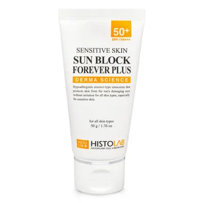 Histolab Sensitive skin sun block forever plus SPF 50 + / PA +++ / Сонцезахисна есенція для чутливої шкіри SPF 50+
