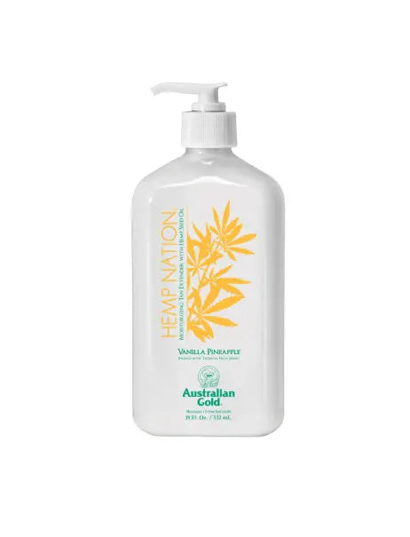 Australian Gold Hemp Nation Vanilla & Pineapple Body Lotion Зволожуючий лосьйон після засмаги Ваніль і ананас