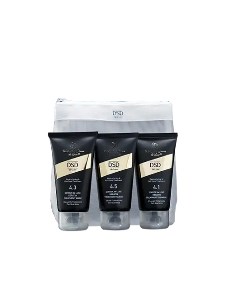 DSD De Luxe Travel Size Тревел-набір (маска з кератином, шампунь і сироватка)