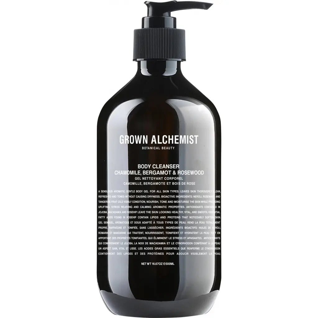 Grown Alchemist Body Cleanser: Chamomile, Bergamot, Rose