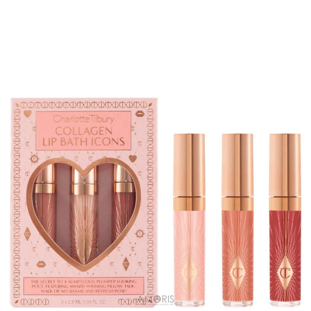 Charlotte Tilbury Collagen Lip Bath Icons Kit Set