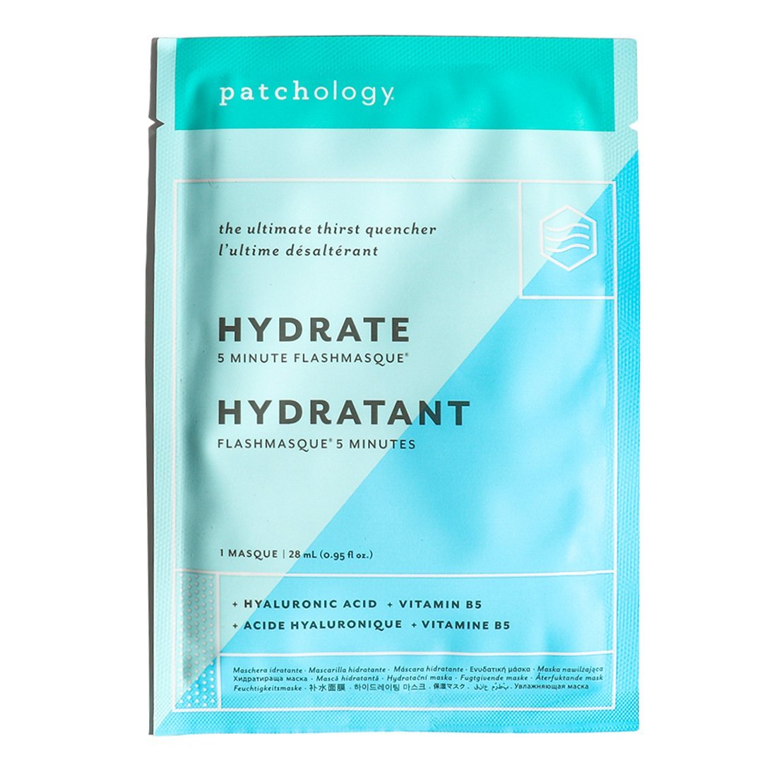 Patchology Маска для зволоження шкіри Flashmasque hydrate 5 minute sheet mask