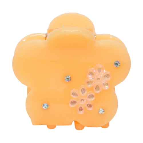 MIDI BLOSSOM CLIP IN PEACH BLOOM Середня заколка-краб для волосся