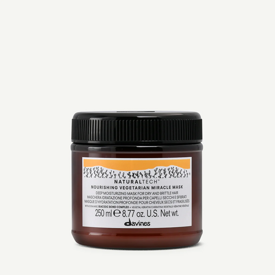 NOURISHING Vegetarian Miracle Mask Живильна зволожувальна маска Вегетаріанське диво для сухого та ламкого волосся Naturaltech Davines