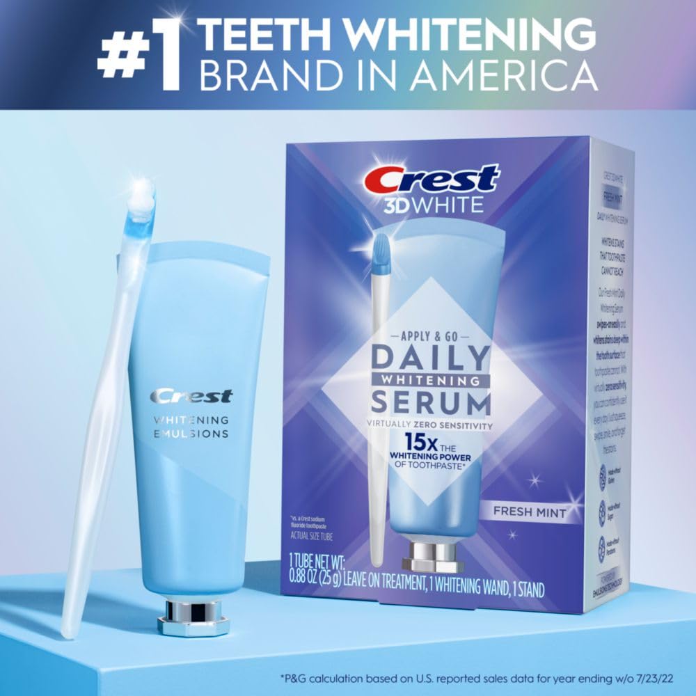 Відбілюючий Серум для Зубів Crest Whitening Emulsions On-the-Go Leave-On Teeth 25 ml