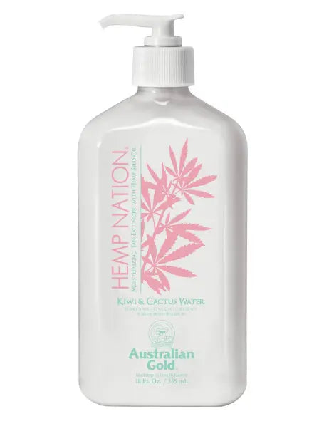 Australian Gold Hemp Nation Kiwi & Cactus Water Tan Extender Body Lotion Зволожуючий лосьйон після засмаги Вода з ківі та кактусів