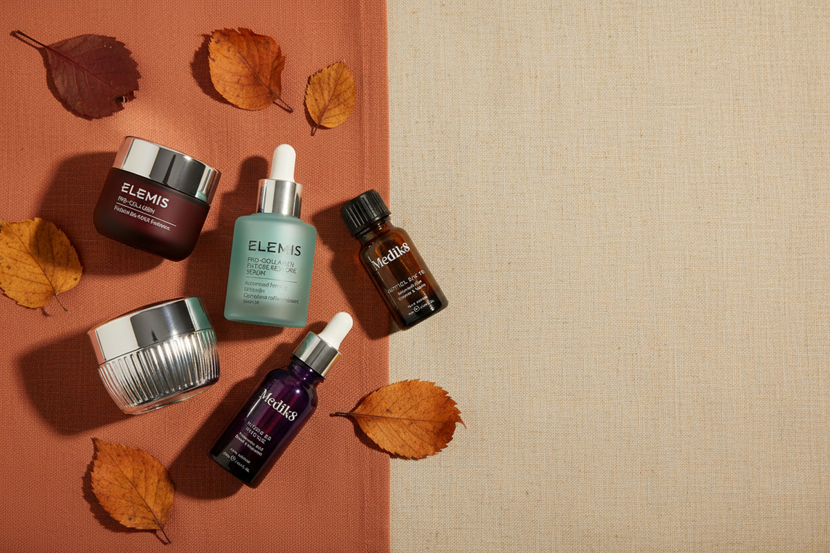 Desktop Banner — Elemis + Medik8 full set