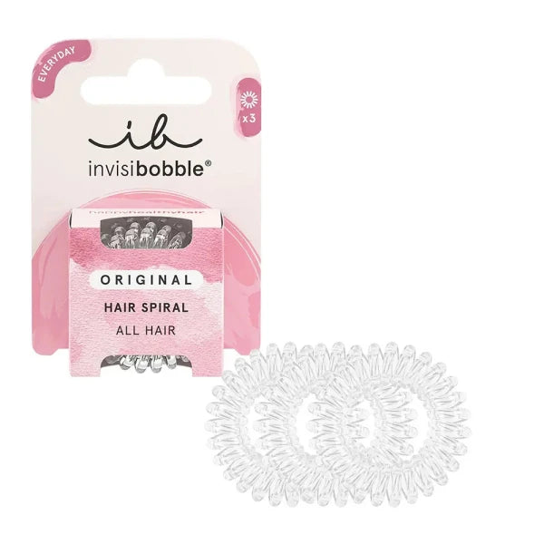 Резинка-Браслет для Волоссяся Invisibobble ORIGINAL Crystal Clear 3 шт