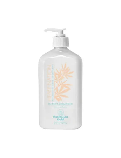 Australian Gold Hemp Nation Sea Salt Sandalwood Body Lotion Зволожуючий лосьйон після засмаги Морська сіль та Сандалове дерево