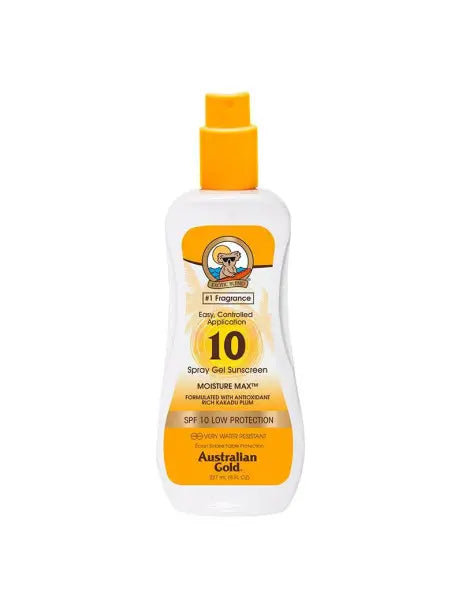 Australian Gold SPF 10 Spray Gel Sunscreen Спрей-гель для засмаги на сонці