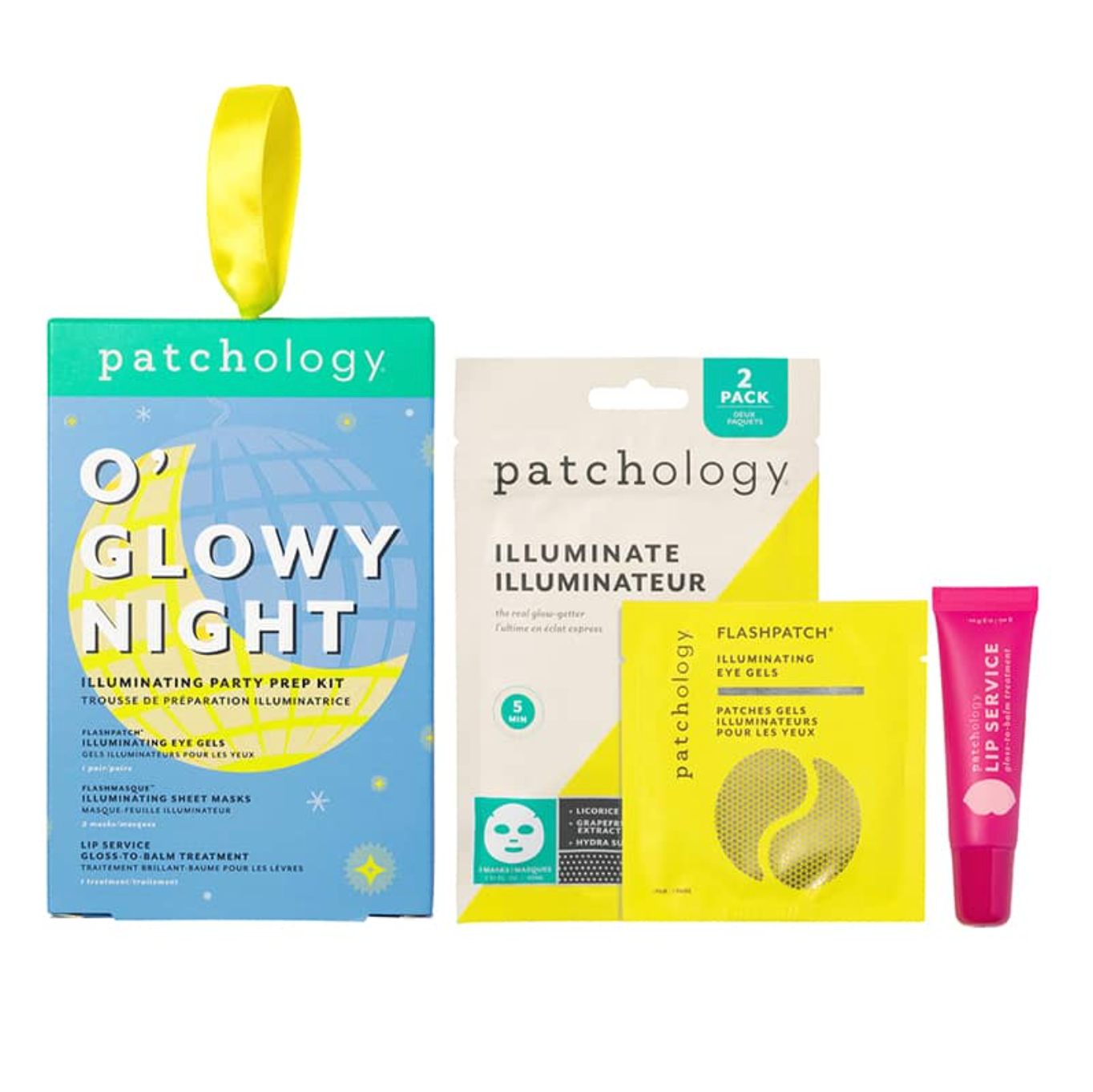 Patchology O Glowy Night Kit - Святковий набір для сяйва