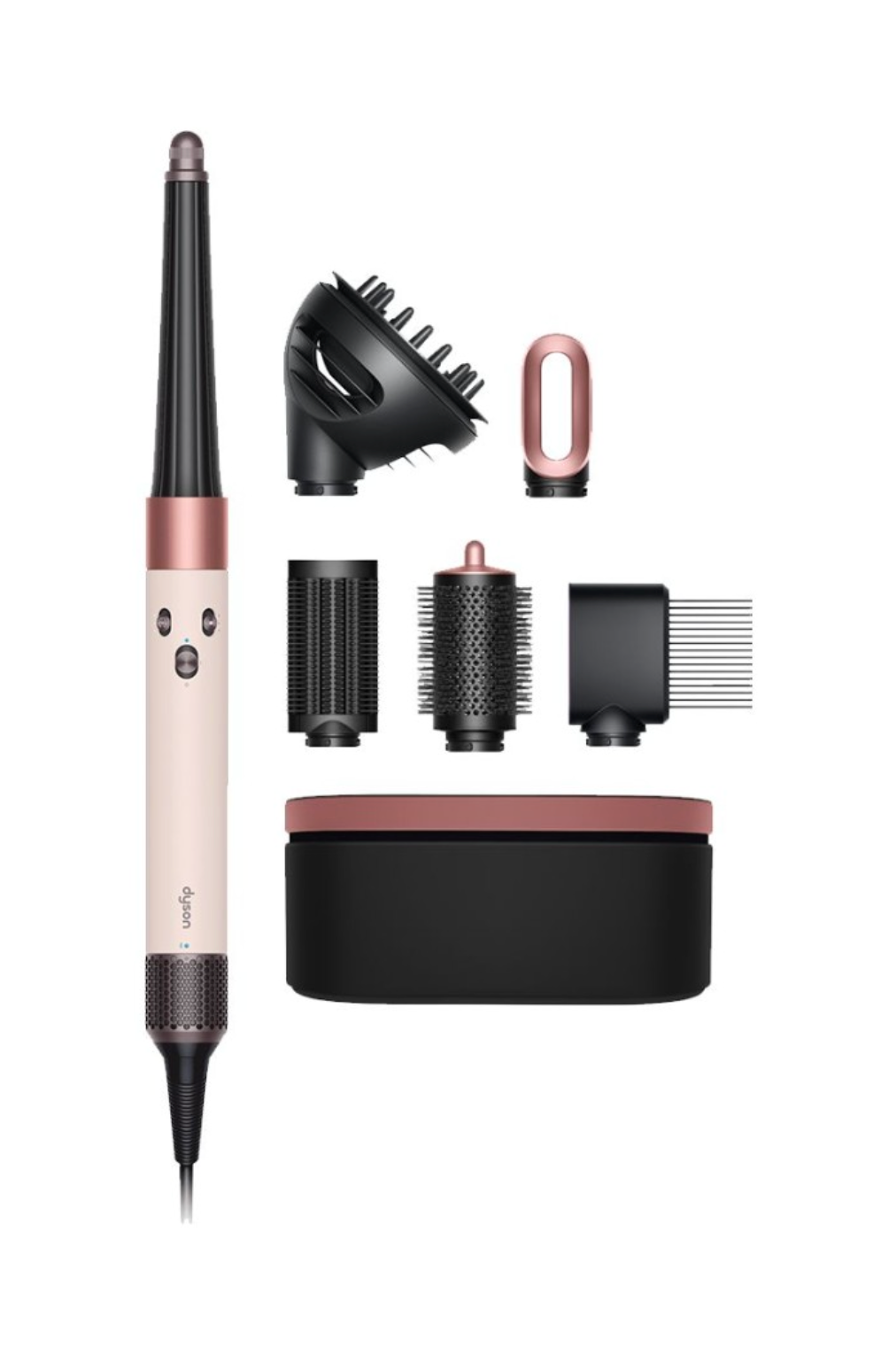 Dyson Airwrap ID HS08 Curly Coily T3-T4 Ceramic Pink-Rose Gold - Стайлер рожеве золото