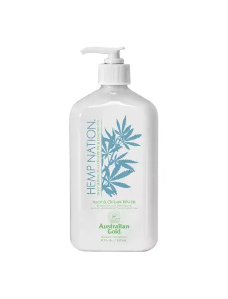 Australian Gold Hemp Nation Aloe & Ocean Water Body Lotion Зволожувальний лосьйон для продовження засмаги Алое та океанічна вода