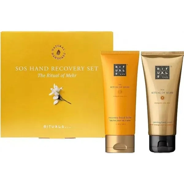 Бальзам для рук відновлюючий + скраб для рук The Ritual of Mehr Hand Recovery Set