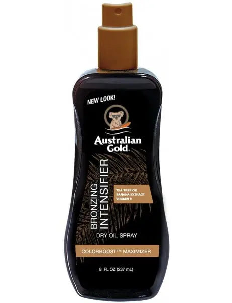 Australian Gold Bronzing Intensifier Dry Oil With Bronzer Олія для посилення засмаги на сонці з бронзаторами