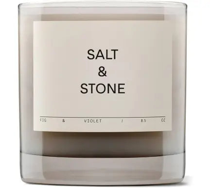 Salt & Stone Fig & Violet Candle