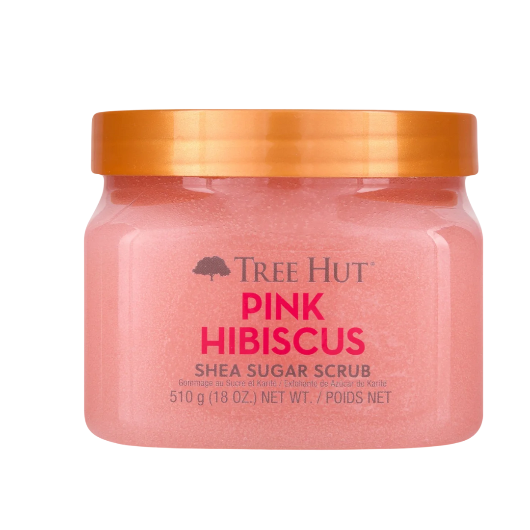 Скраб для тіла з фруктово-квітковим ароматом Pink Hibiscus Shea Sugar Scrub