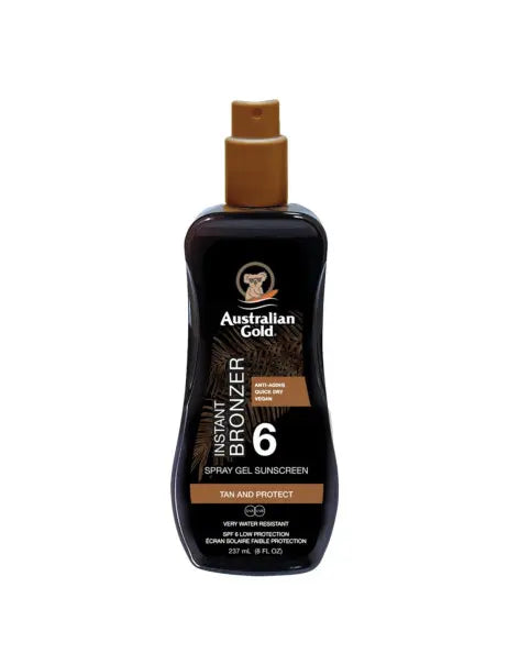 Australian Gold SPF 6 Spray Gel Bronzer Спрей-гель з бронзатором для засмаги на сонці