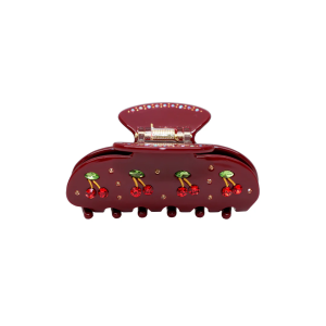 Emi Jay Sweetheart Clip in Bordeaux Cherry Pie - Крабик для волосся "Bordeaux Cherry Pie"