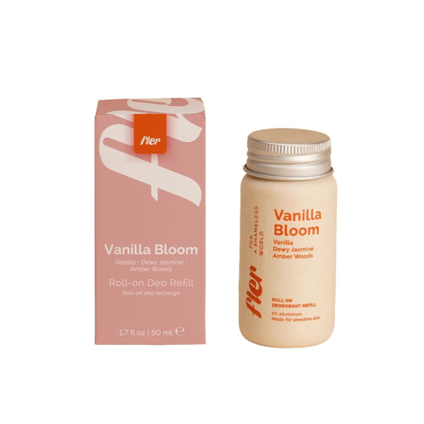 FLER Roll-on Deodorant Vanilla Bloom Refill Кульковий дезодорант, рефіл