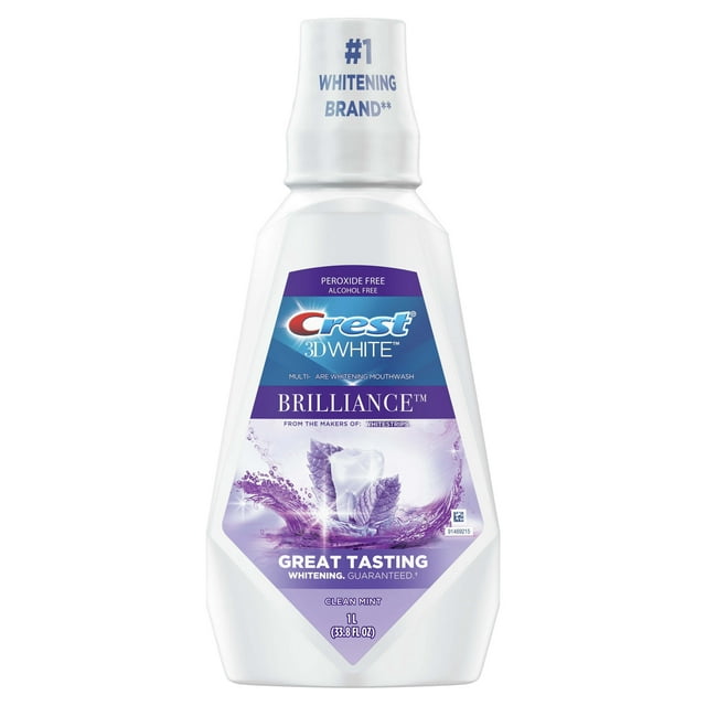 Відбілюючий Ополіскувач для ротової порожнини Crest 3D White Brilliance White 1L