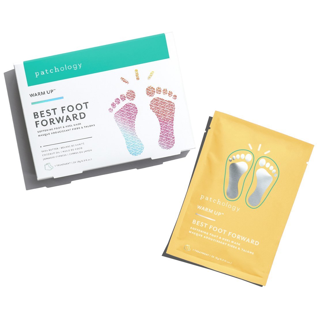 Patchology Набір поживних масок для ніг Best foot forward mask
