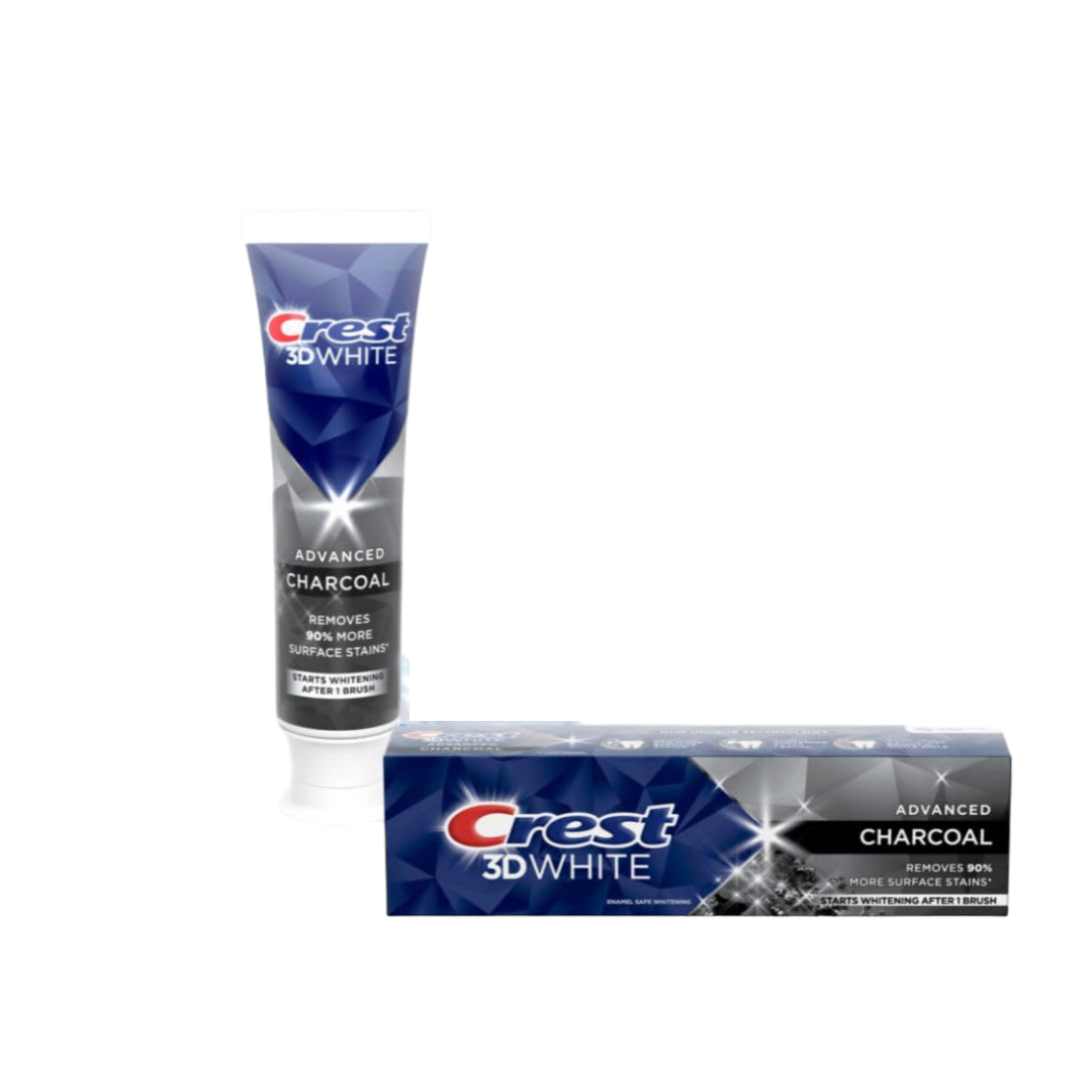Зубна Паста для курців Crest 3D White Charcoal Whitening з часточками вугілля 107 g