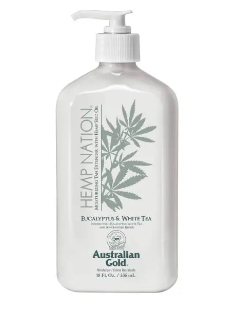 Australian Gold Hemp Nation Eucalyptus & White Tea Body Lotion Зволожуючий лосьйон після засмаги Евкаліпт та білий чай
