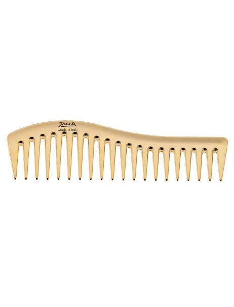 Janeke Gold Line Wavy Comb Гребінець для волосся золотистий
