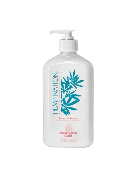 Australian Gold Hemp Nation Tropical Seltzer Tan Extender Зволожувальний лосьйон для продовження засмаги