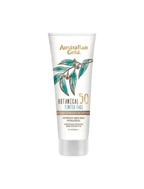 Australian Gold Botanical Sunscreen Tinted Face Lotion SPF 50 Сонцезахисний лосьйон для обличчя з тонуючим ефектом
