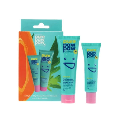 Набір Відновлювальних Бальзамів для Губ Pure Paw Paw Duo Coconut
