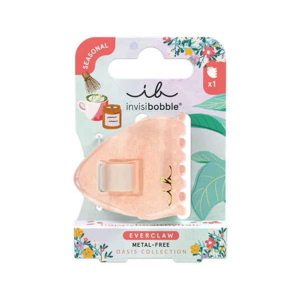 Заколка для Волоссяся Invisibobble EVERCLAW Mini Oasis Coral Crush