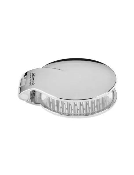 Janeke Silver Folding Hair-Brush With Mirror Гребінець для волосся с зеркальцем Срібна