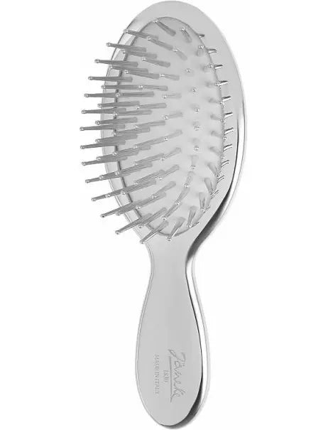 Janeke Chromium Line Pneumatic Hairbrush With Metallic Pins Small Масажна щітка для волосся маленька