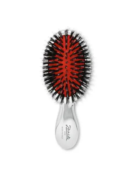 Janeke Chromium Line Pneumatic Mixed Bristle Hairbrush Small Щетка для волос маленькая