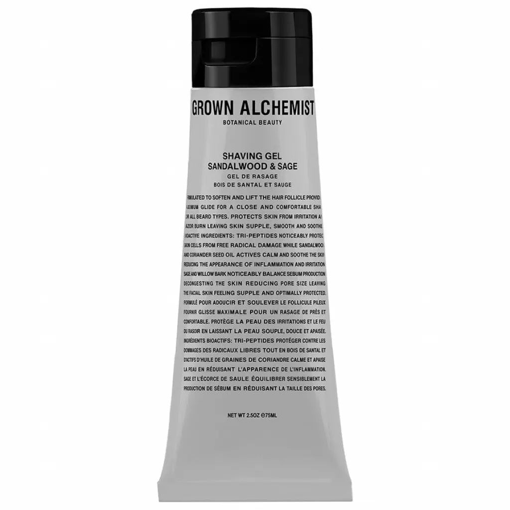Grown Alchemist Shaving Gel: Sandalwood, Sage