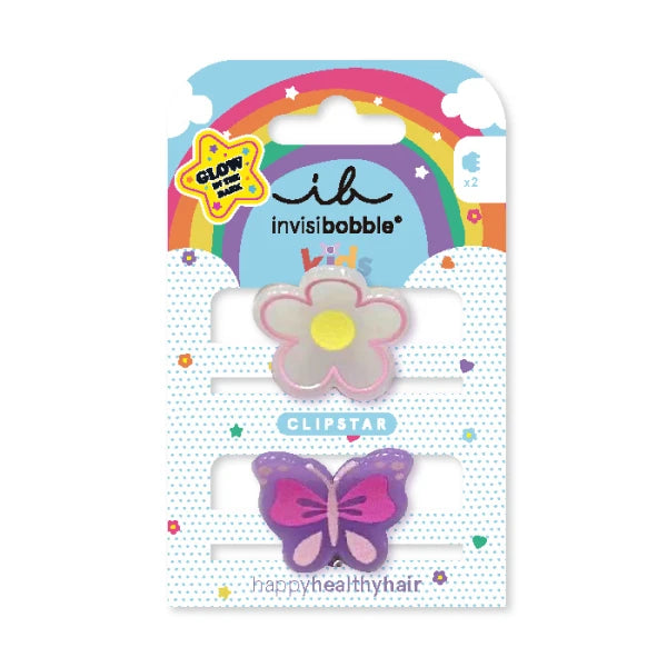 Заколка для Волоссяся Invisibobble CLIPSTAR GLOW KIDS Happy Flower