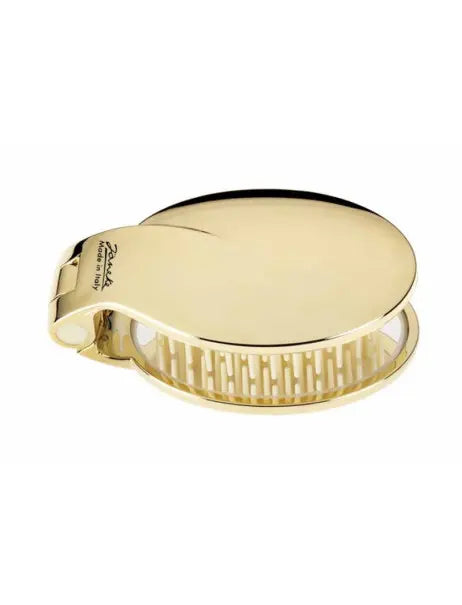 Janeke Golden Folding Hair-Brush With Mirror Гребінець для волосся с зеркальцем Золотиста