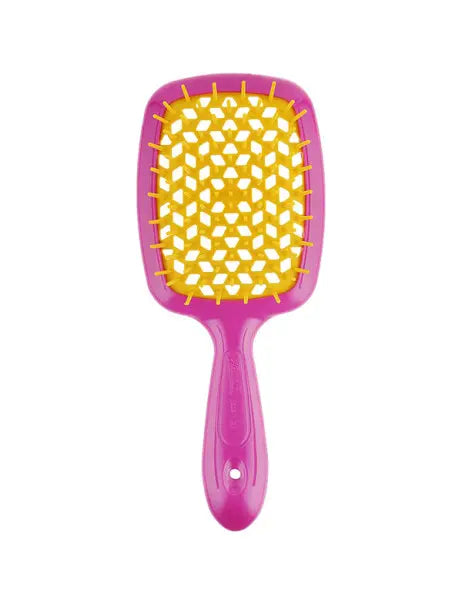 Janeke Superbrush Щетка супербраш малиново-желтая