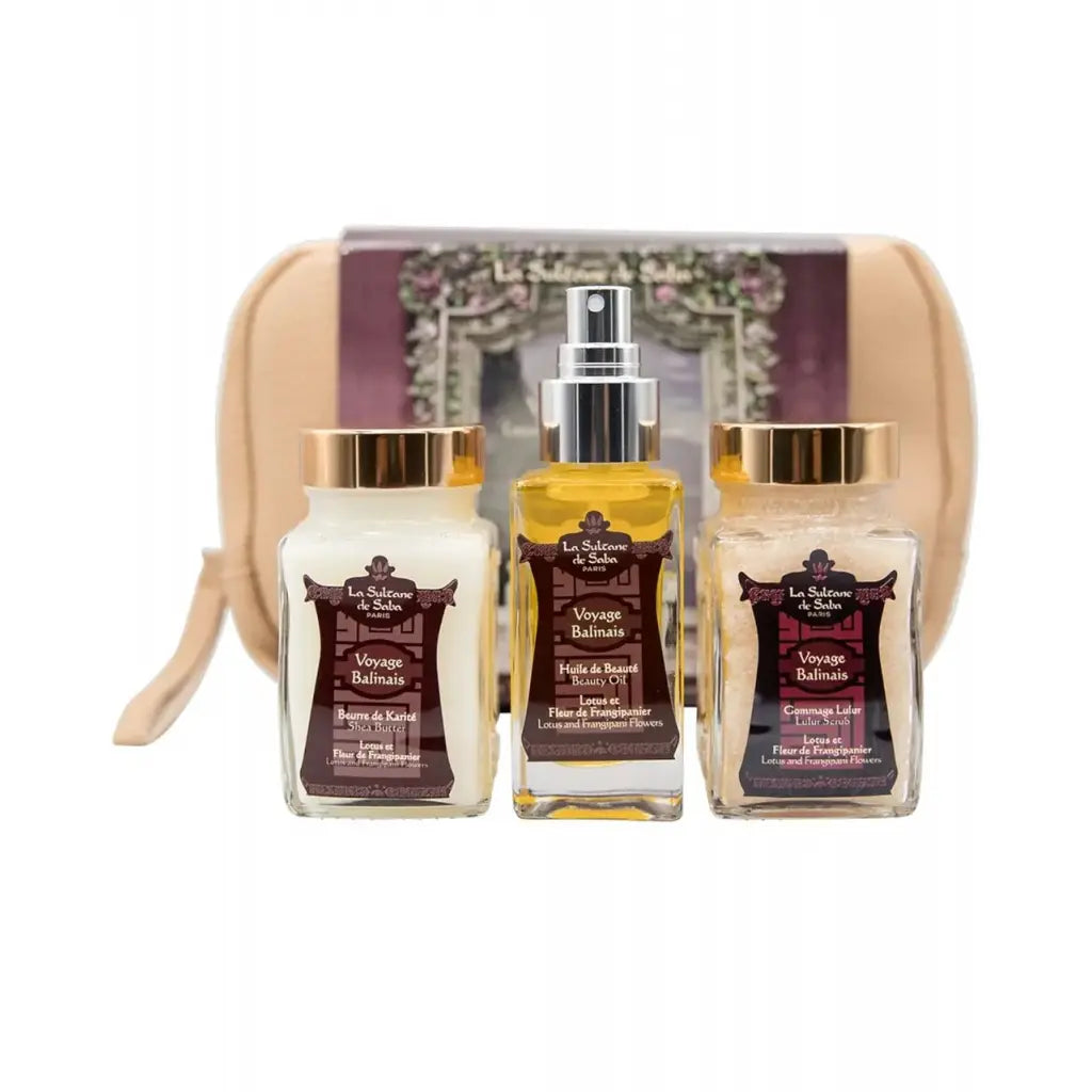 La Sultane de Saba Bali Body Gift Set Lotus and Frangipani Flowers Bali