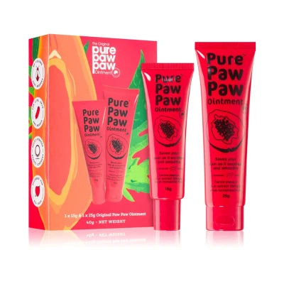Набір Відновлювальних Бальзамів для Губ Pure Paw Paw Duo Original