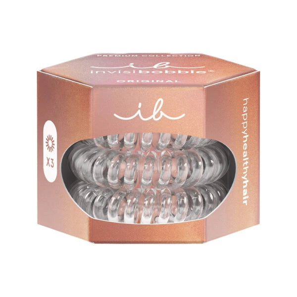 Резинка-Браслет для Волоссяся Invisibobble ORIGINAL PREMIUM Crystal Clear