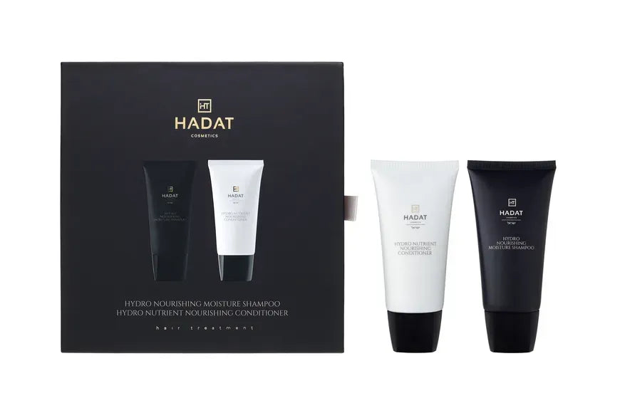 Подарунковий Набір для Інтенсивного Зволоження Hadat Hydro Nourishing Moisture Shampoo+ Hadat Hydro Nutrient Nourishing Conditioner (70 ml)
