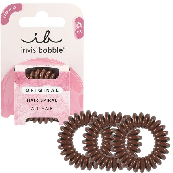 Резинки-Браслет для Волоссяся Invisibobble ORIGINAL Pretzel Brown 3 шт