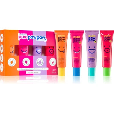 Набір Відновлювальних Бальзамів для Губ Pure Paw Paw Four Pack