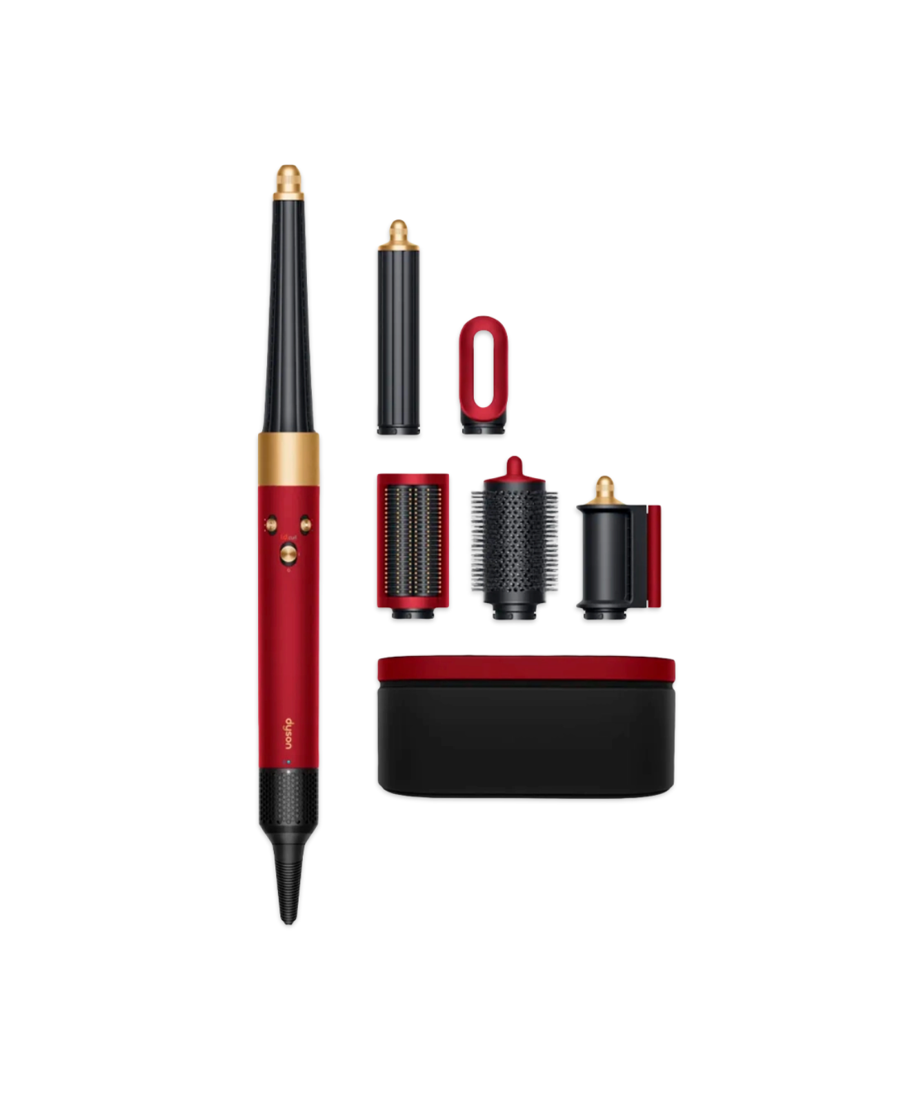 Dyson Airwrap ID HS08 Complete Long Red Velvet-Gold T1-T2 - Стайлер червоний оксамитовий-золотий
