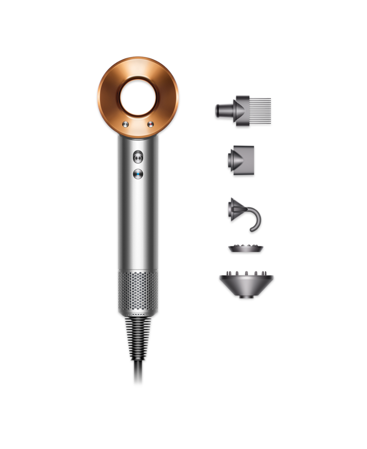 Dyson HD07 Supersonic Nickel-Copper - Фен сіро-мідний